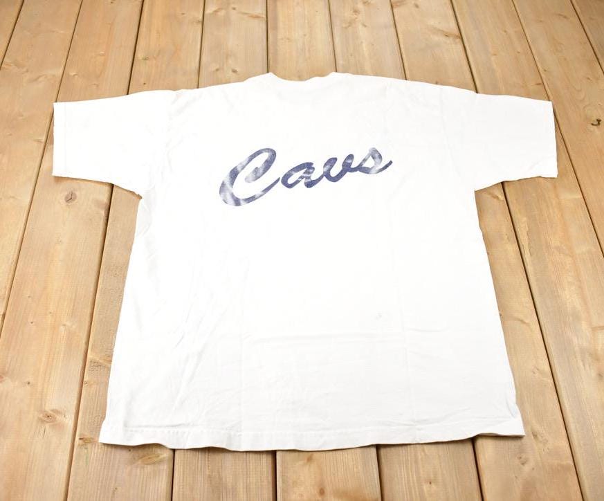 Vintage 1990s KA Football Cavs Collegiate Graphic T-Shirt Made In USA