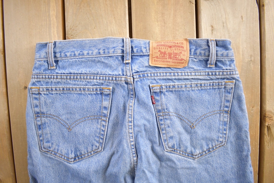 Vintage 1990s Levi's 516 Denim Jeans Size 34x32