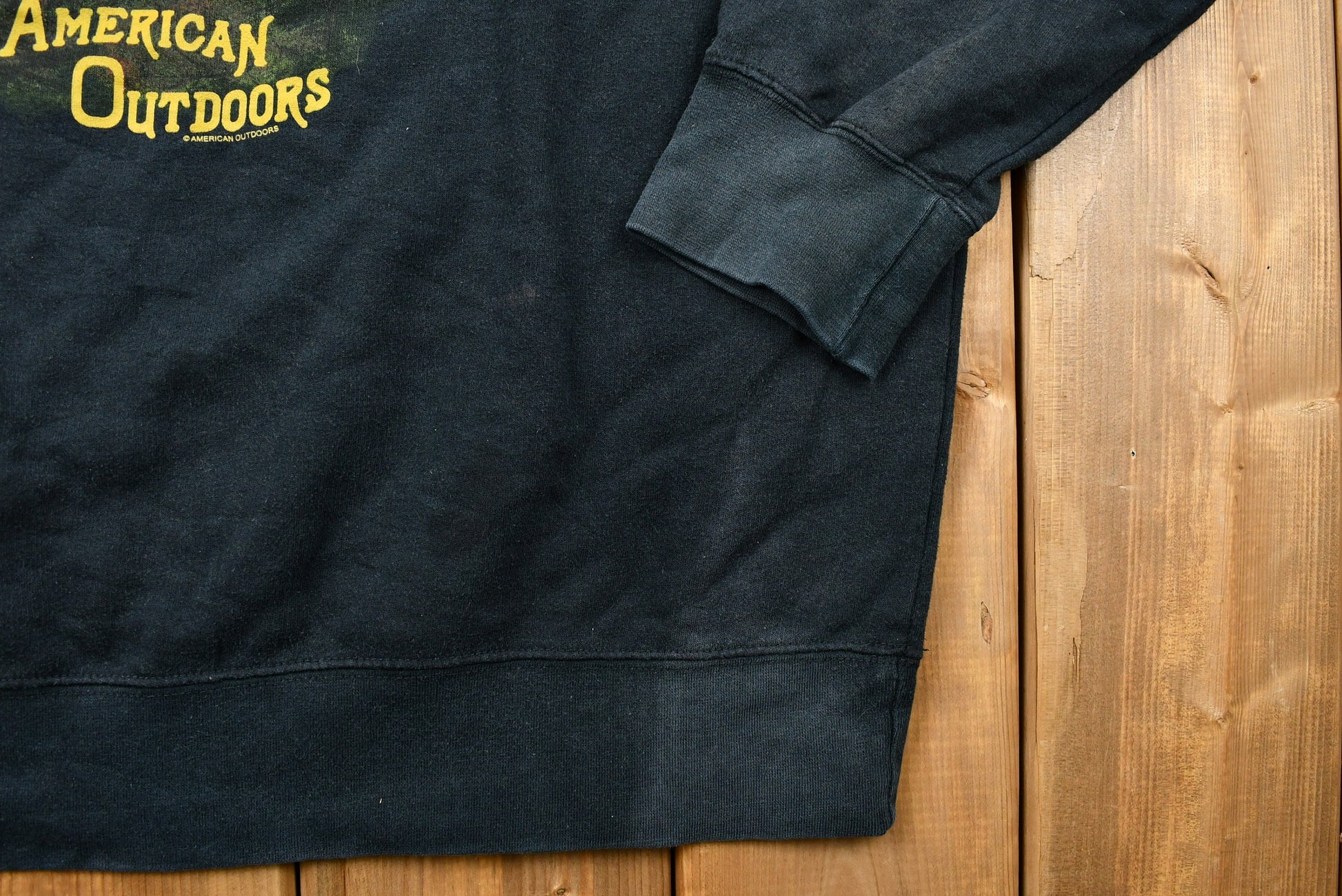 Vintage 1990s Distressed Bald Eagle Crewneck / 90s Crewneck / Conservation / Vintage Sweatshirt / American Sportswear / Pullover Sweatshirt