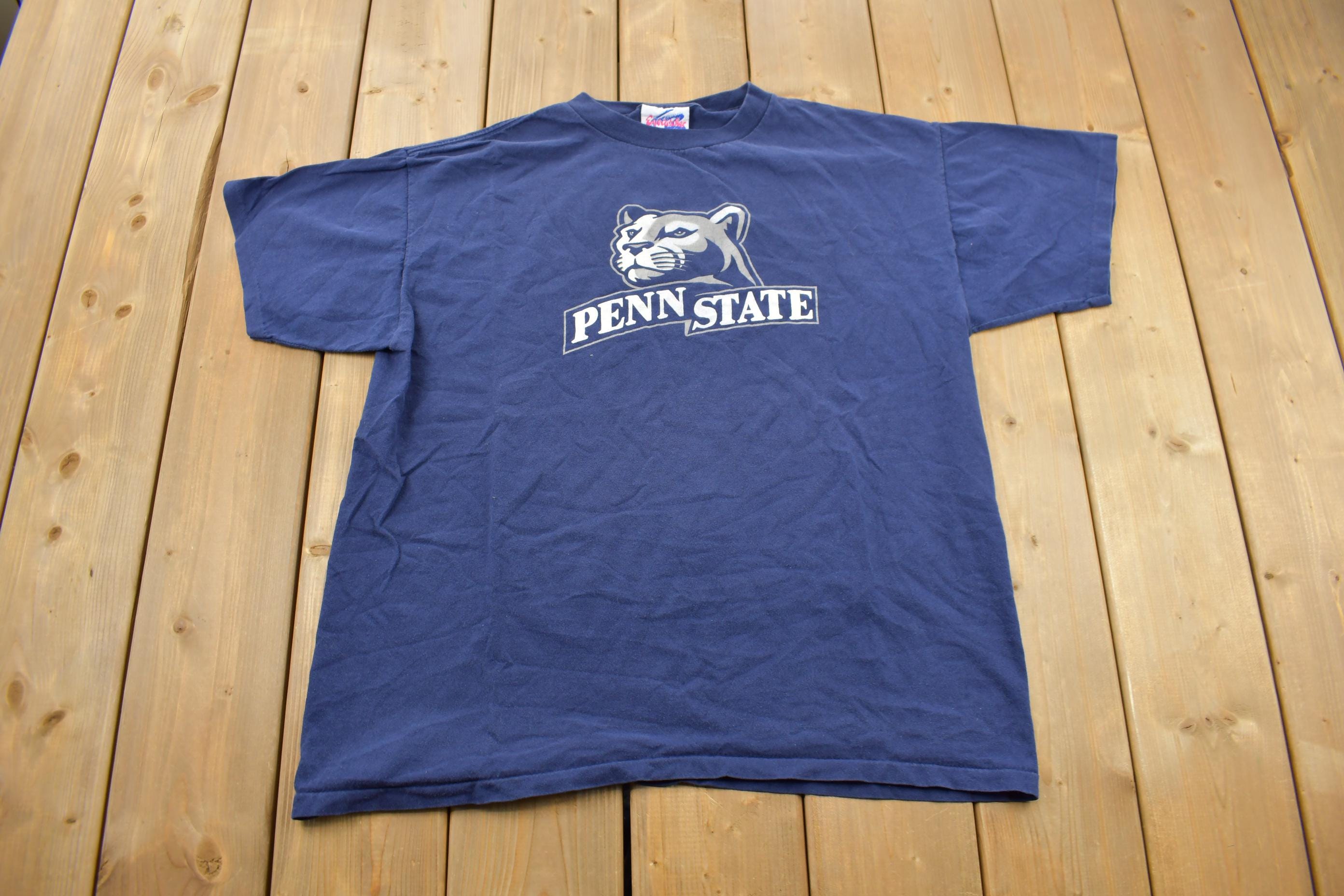 Vintage 1990s Penn State University Nittany Lions Collegiate Graphic T-Shirt