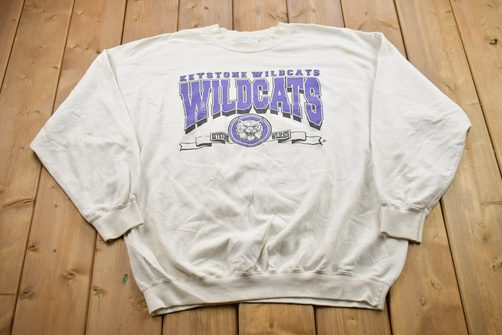 Vintage 1990s Ohio Keystone Wildcats Crewneck Sweatshirt