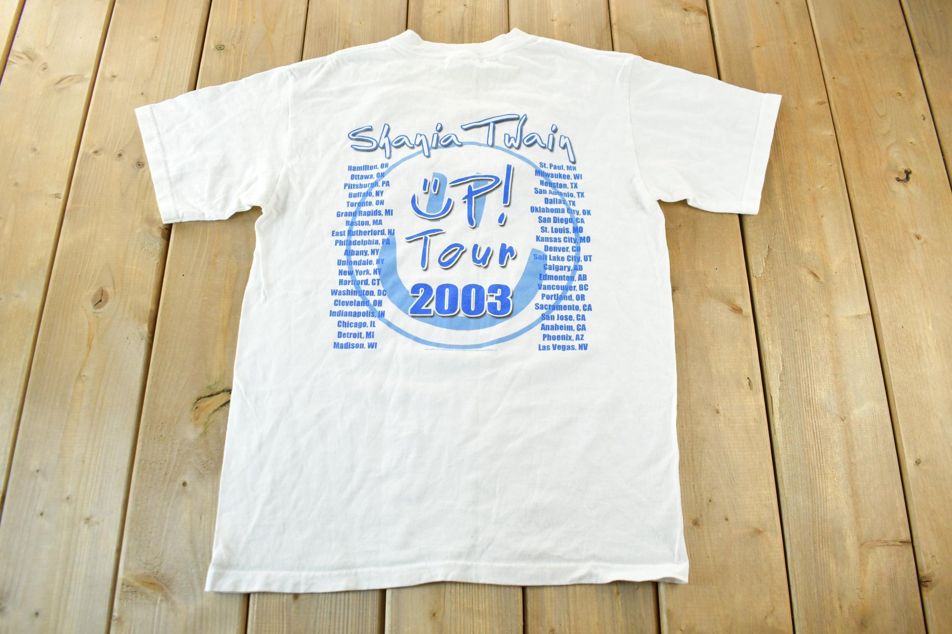 Vintage 2003 Shania Twain Tour Band T-Shirt