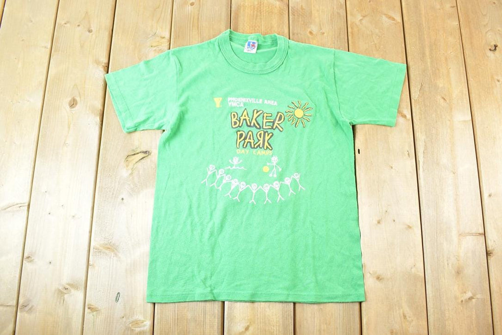 Vintage 1990s YMCA Baker Park Day Camps Souvenir T-Shirt Men's Small