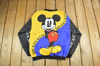 Vintage 1990s Mickey Mouse All Over Print Disney Crewneck Men's Medium