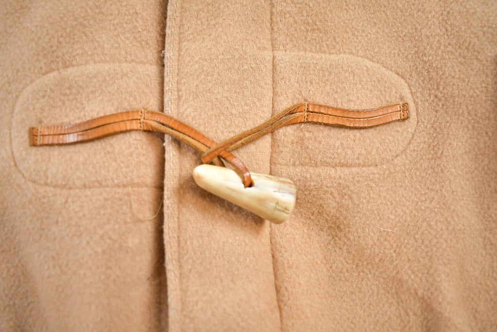 Vintage 1980s Wool Duffle Coat