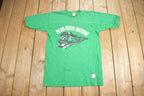 Vintage 1980s Mean Green Machine Train Graphic T Shirt