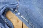 Vintage 1990s Levi's 551 Relaxed Tapered Fit Denim Jeans Women's 33 x 30 / Distressed Jeans / Made in USA