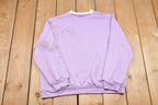 Vintage 1990s Blair Floral Mock Neck Crewneck Sweatshirt