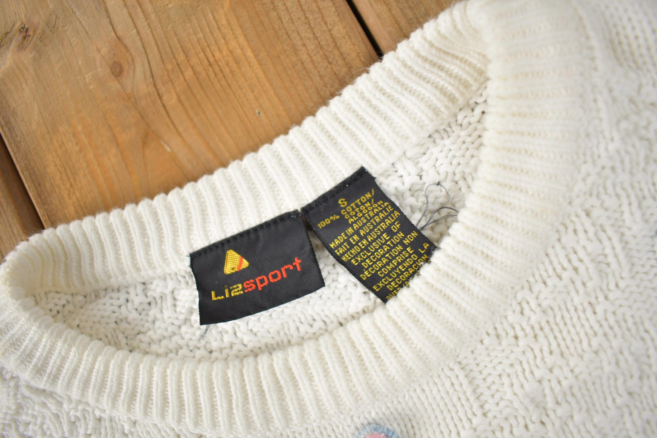 Vintage 1990s Liz Sport Knit Sweater