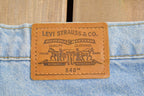 Vintage 1990s Levi's 540 Brown Tab Jeans Size 29 x 32