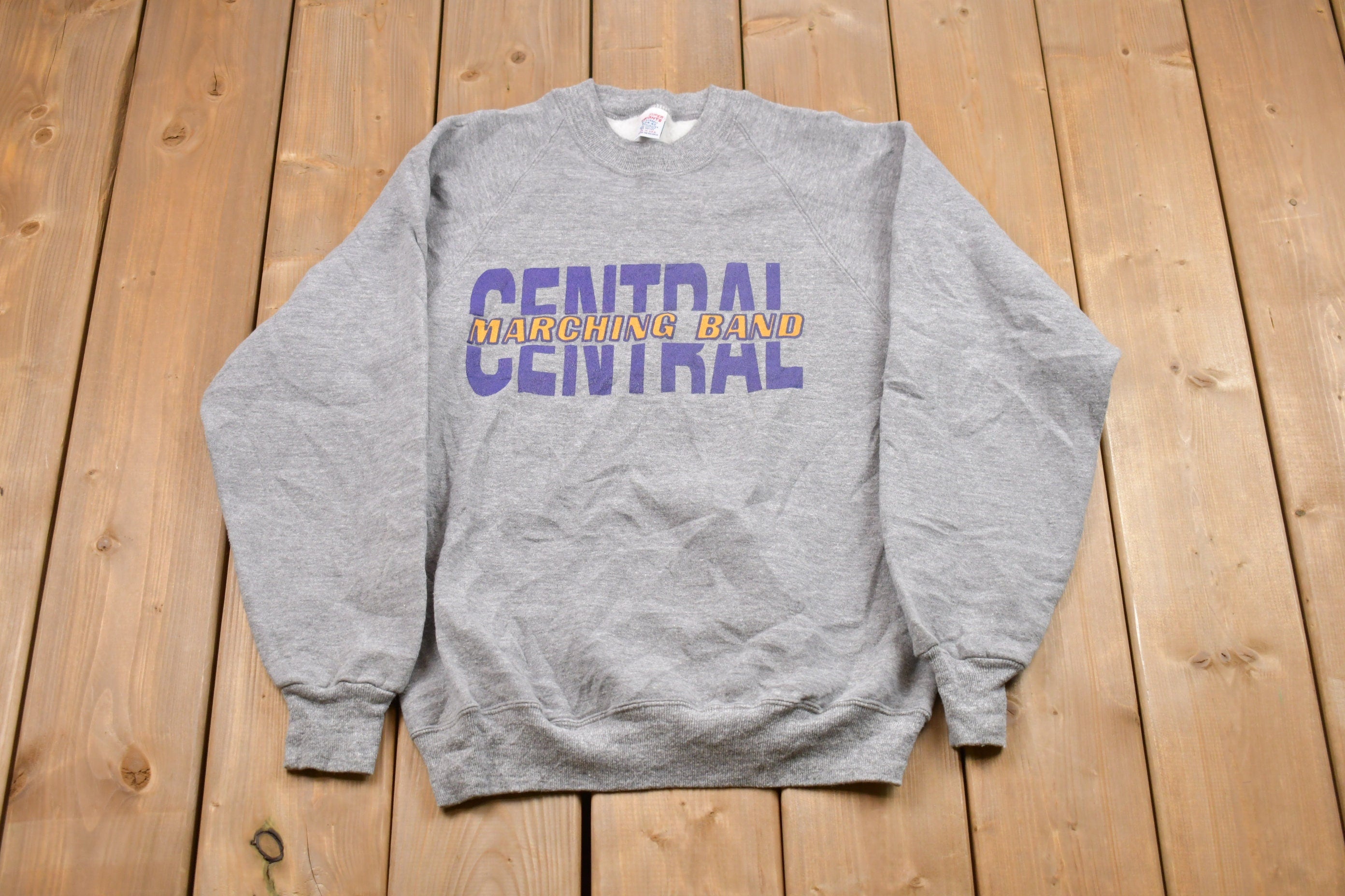 Vintage 1990s Central Marching Band Crewneck Sweatshirt