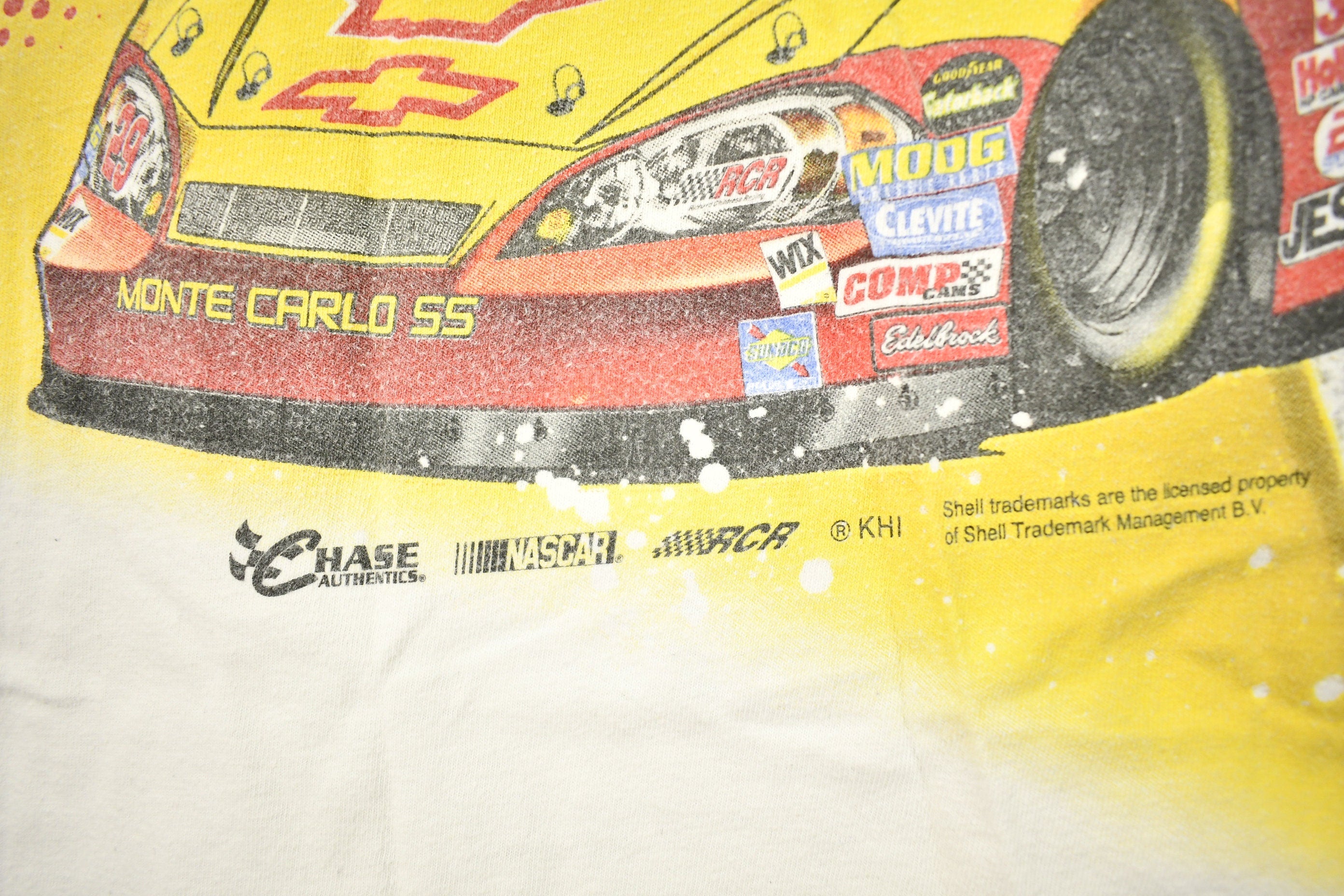 Vintage 1990s Kevin Harvick All Over Print NASCAR T-Shirt