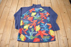 Vintage 1990s Susan Bristol Floral KnitSweater