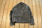 Vintage 1990s Jarvis Bond Leather Biker Jacket Men's Large