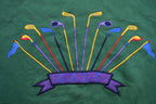 Vintage 1990s Embroidered Golf Club Crewneck Sweatshirt
