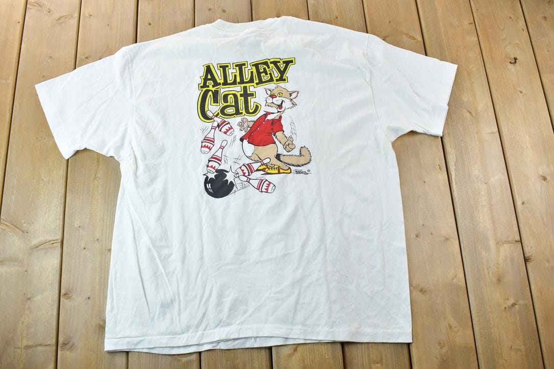Vintage 1990s Alley Cat 50 Souvenir T-Shirt
