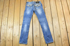 Vintage Y2K Miss Me Bedazzled Low Rise Jeans Size 27x31