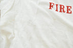 Vintage 1990s Fire Fighters Club Ringer T-Shirt Mens L