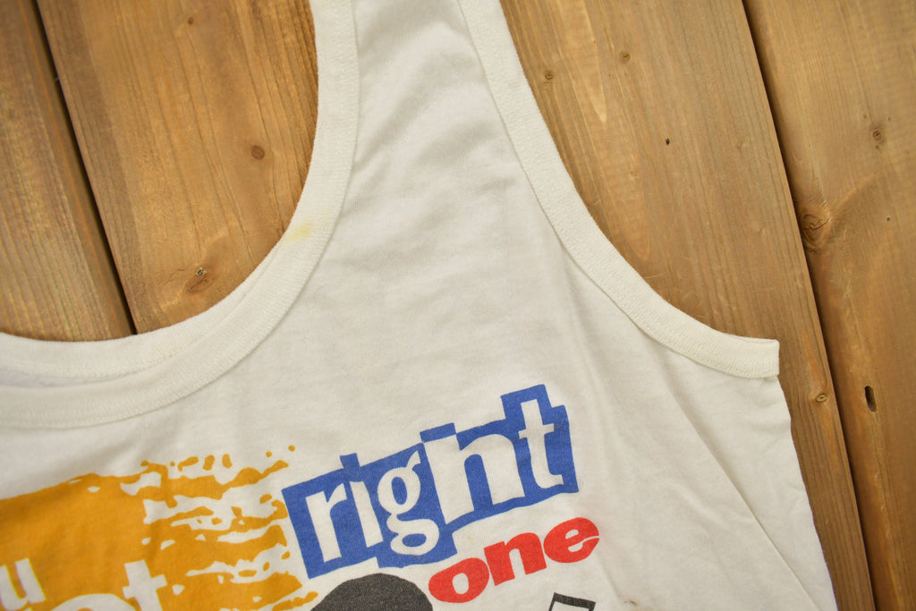Vintage 1980s Ray Charles Graphic Tank Top Shirt