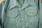 Vintage 1970s Levi's Panatela Tops Western Style Pearl Snap Button Up Shirt Made in USA Size M