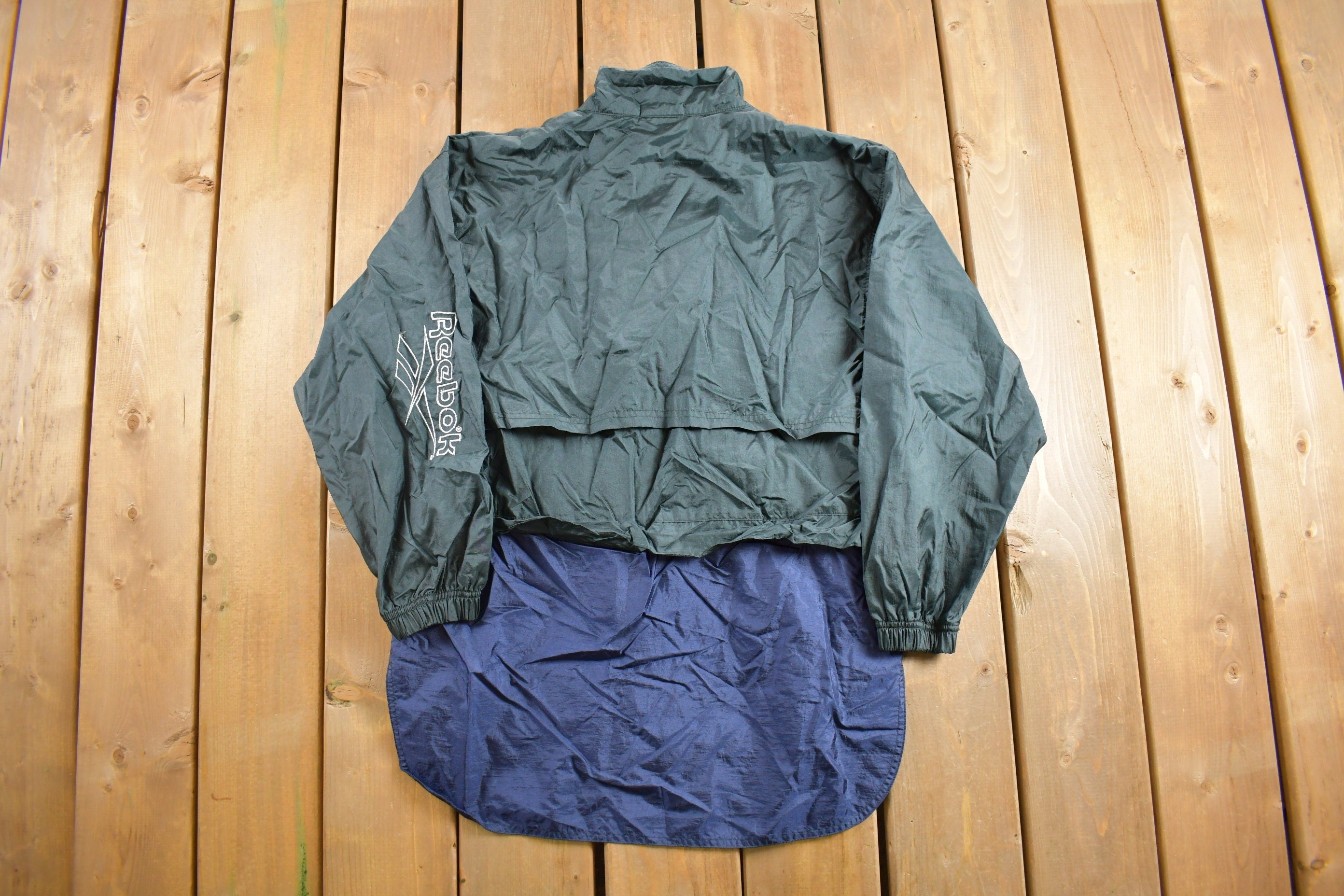 Vintage 1990s Reebok Full Zip Windbreaker Jacket