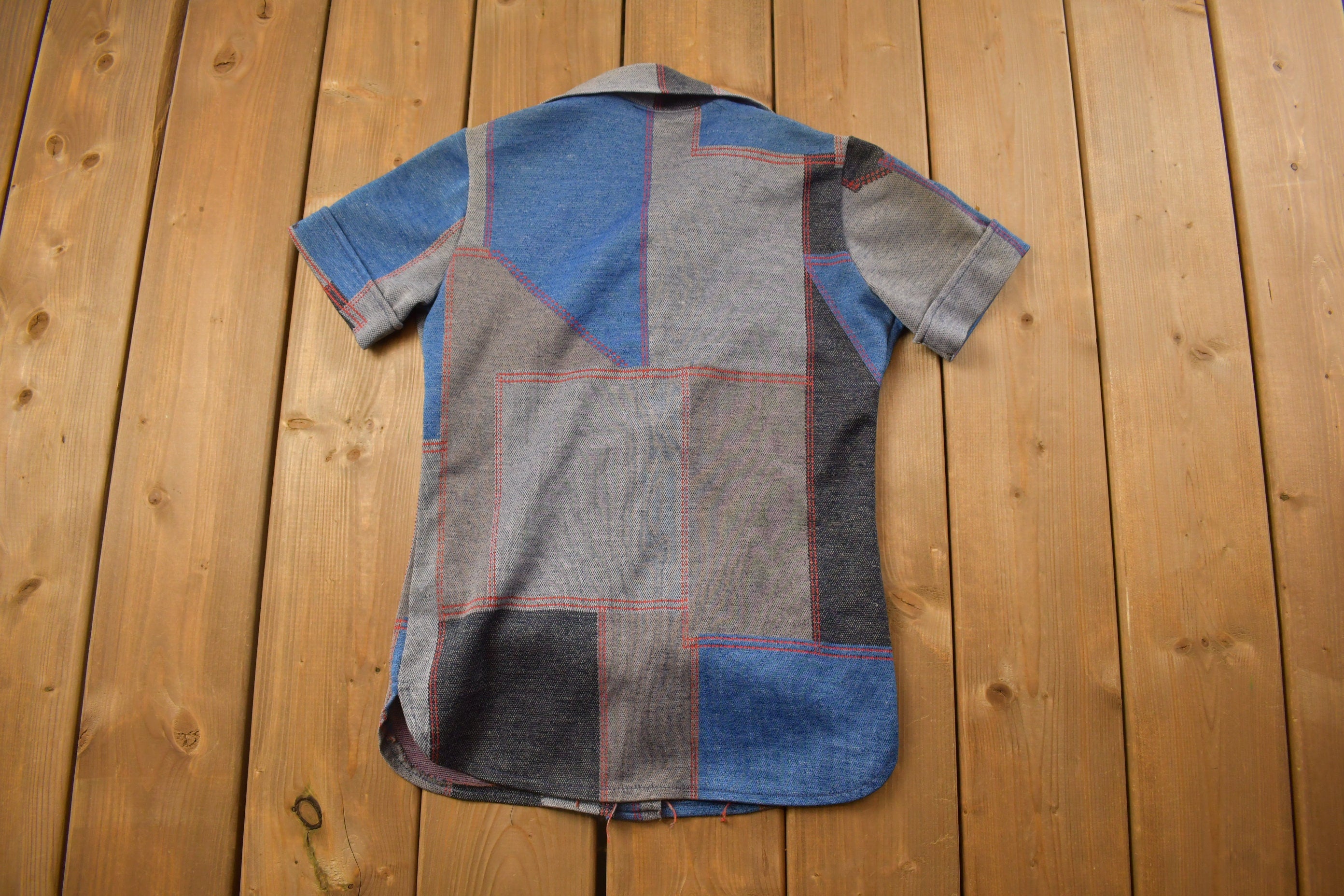 Vintage 1970s Mar-Lek Patterned Button Up Shirt