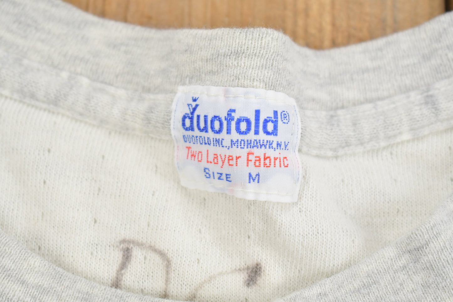 Vintage 1980s Duofold Crewneck Sweatshirt / 90s Crewneck / Made In USA / Essential / Streetwear / 1990s / Basics / Size M