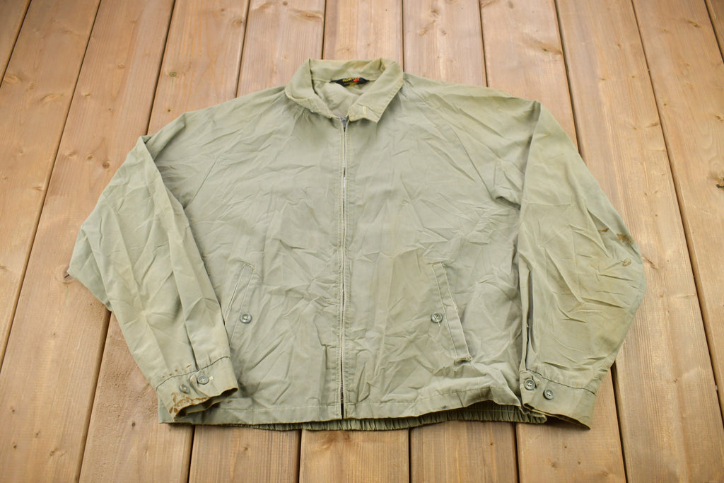 Vintage 1970s Nortex Distressed Windbreaker Jacket