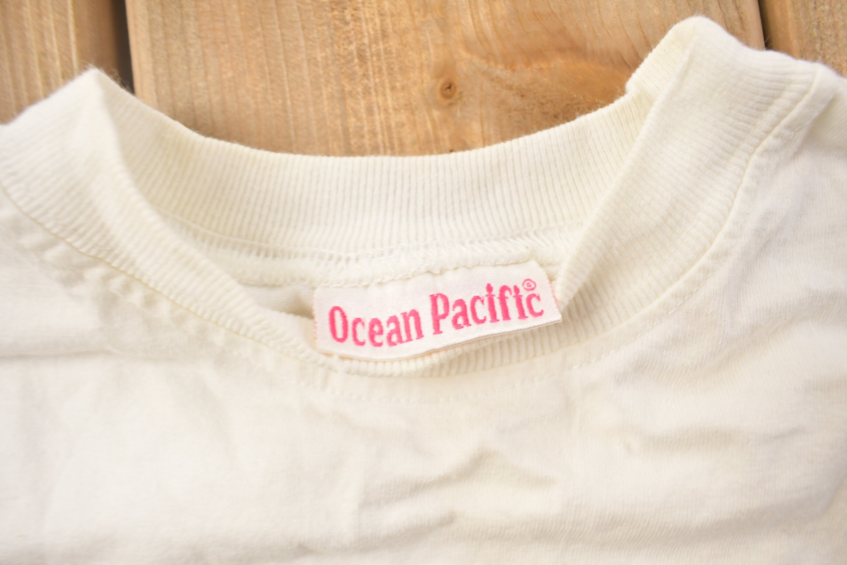 Vintage 1990s Ocean Pacific Flowers Graphic T Shirt