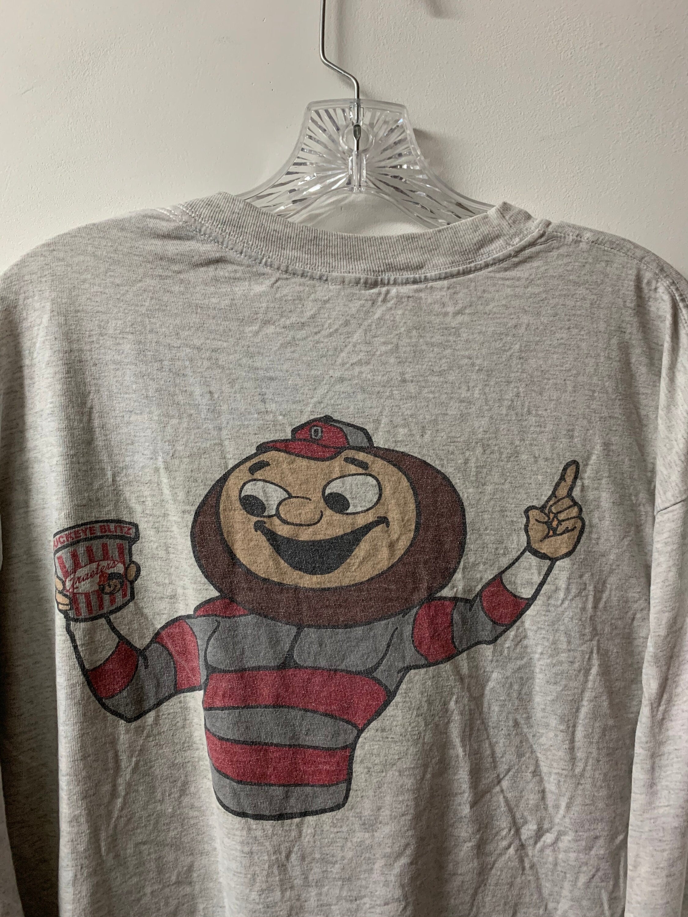 Vintage 1990s Ohio State University Buckeyes Long Sleeve T Shirt