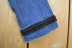 Vintage 1990s Maui Jeans Co Fancy Embellished Jean Jacket Made In USA