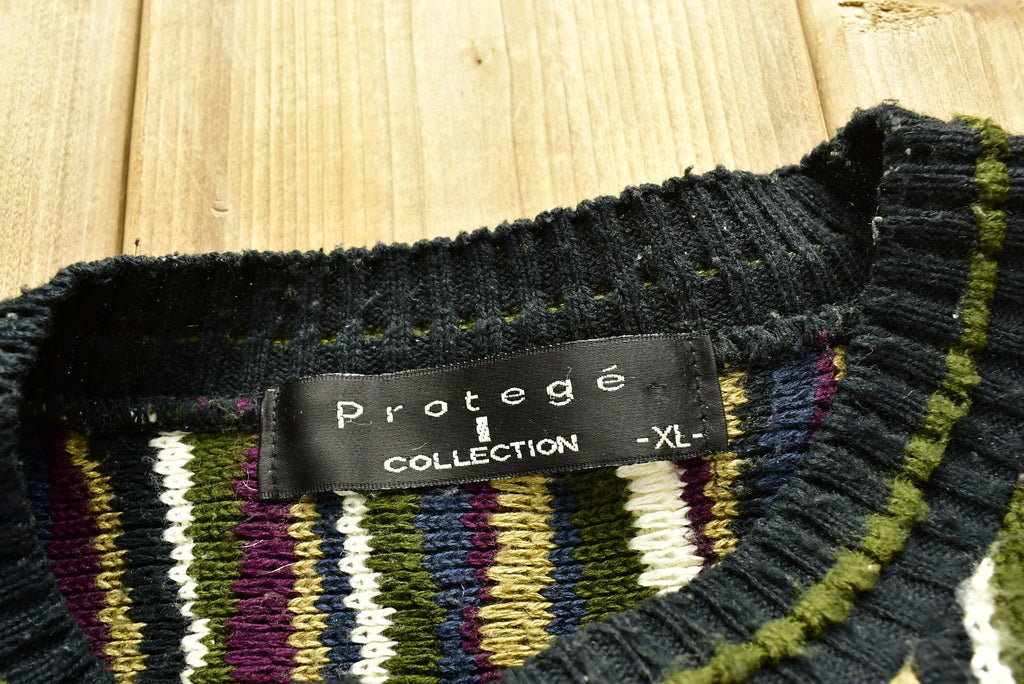 Vintage 1990s Protege 3D Cable Knit Sweater