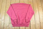 Vintage 1990s Abstract Floral Souvenir Crewneck Sweatshirt Made In USA