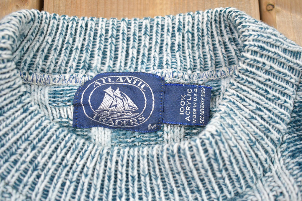 Vintage 1990s Atlantic Traders Knitted Crewneck Sweater