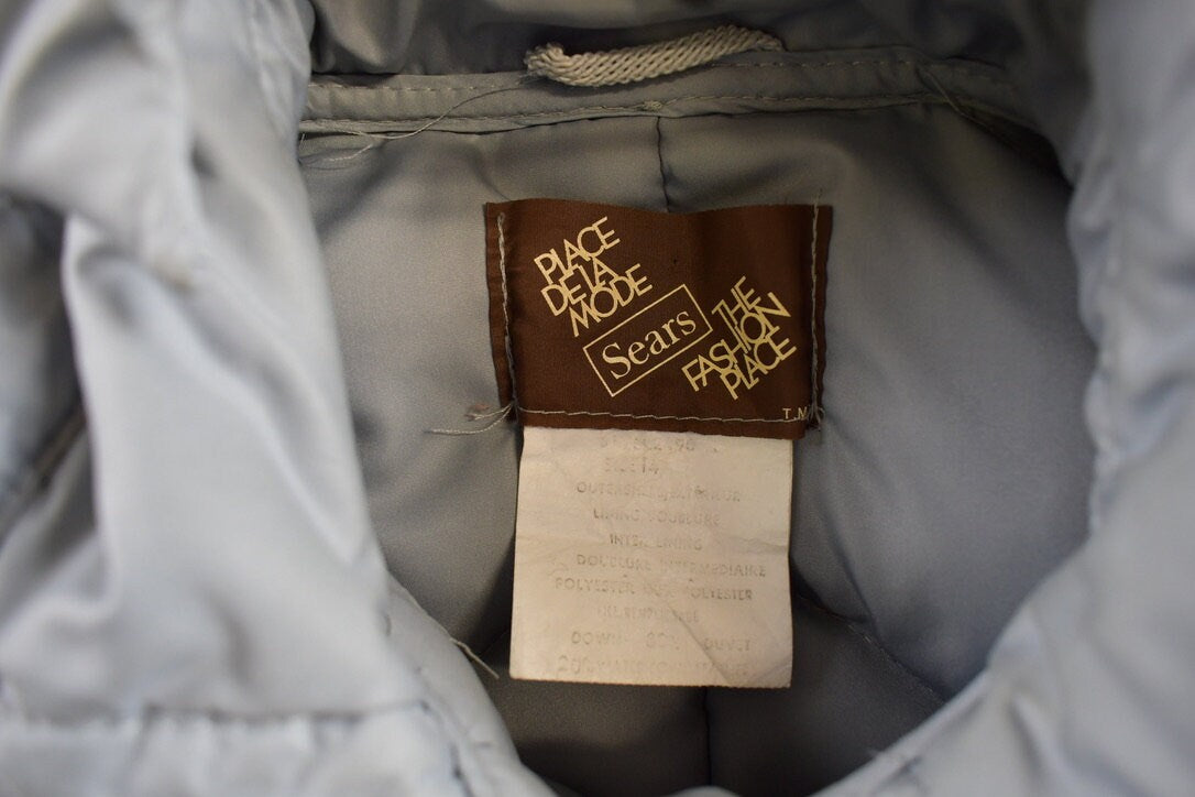Vintage 1980s The Fashion Place SEARS Winter Puffer Jacket