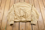 Vintage 1990s Ivana Cheetah Print Denim Jean Jacket