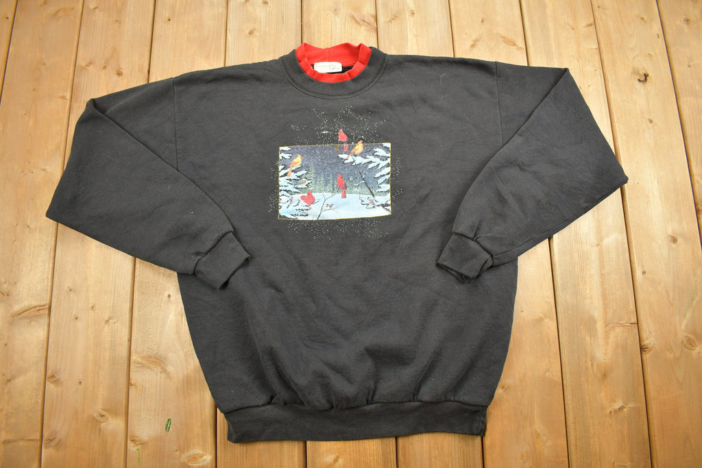 Vintage 1990s Cute Bird Themed Crewneck