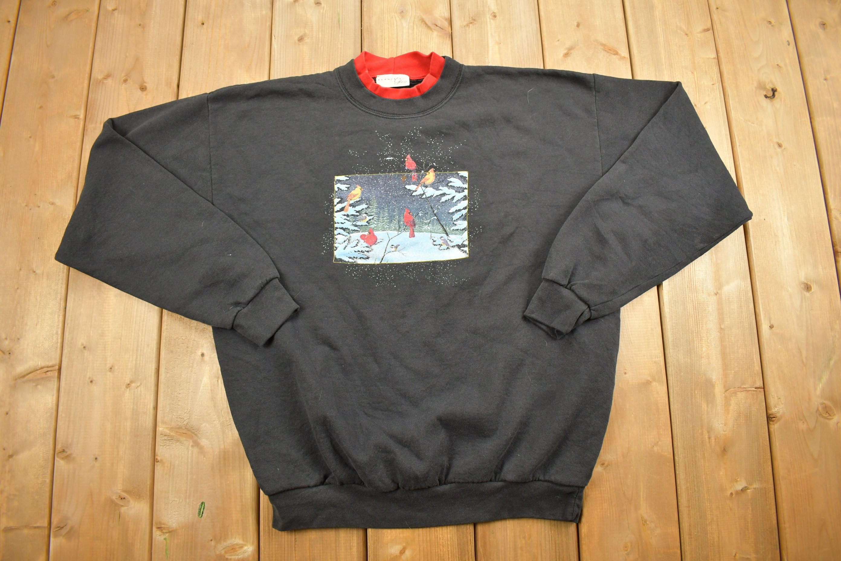 Vintage 1990s Cute Bird Themed Crewneck