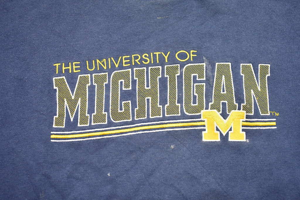 Vintage 1990s University Of Michigan Collegiate Majestic Crewneck