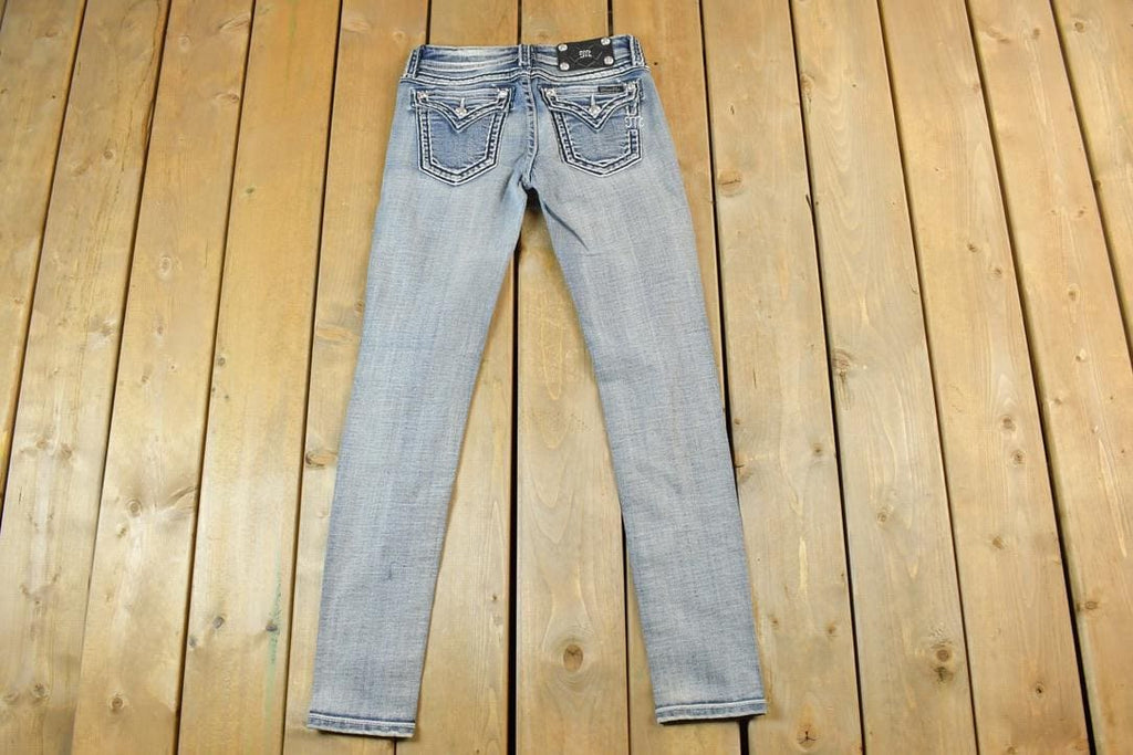 Vintage Y2K Miss Me Skinny Low Rise Jeans Size 26x31