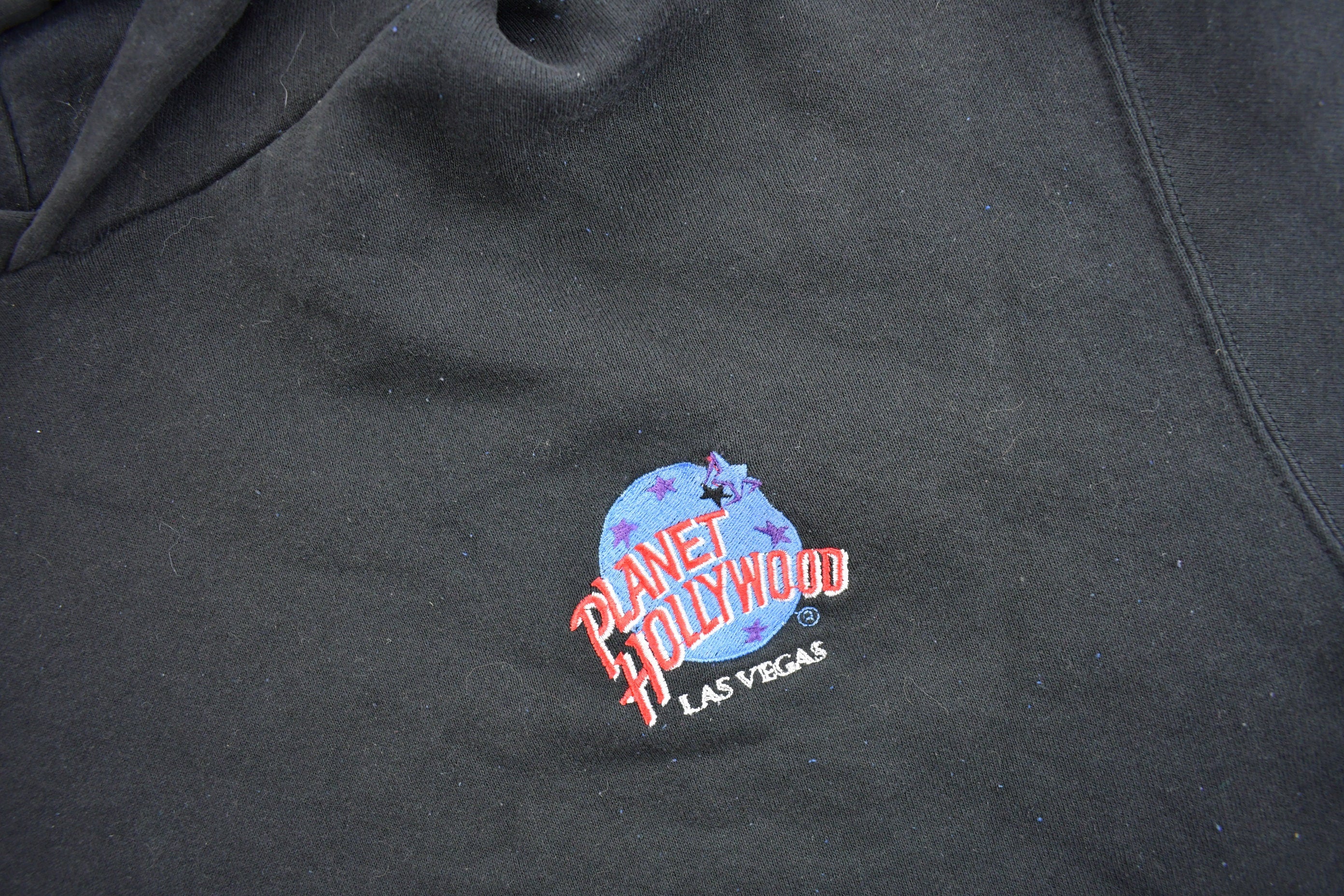 Vintage 1990s Planet Hollywood Las Vegas Embroidered Hoodie