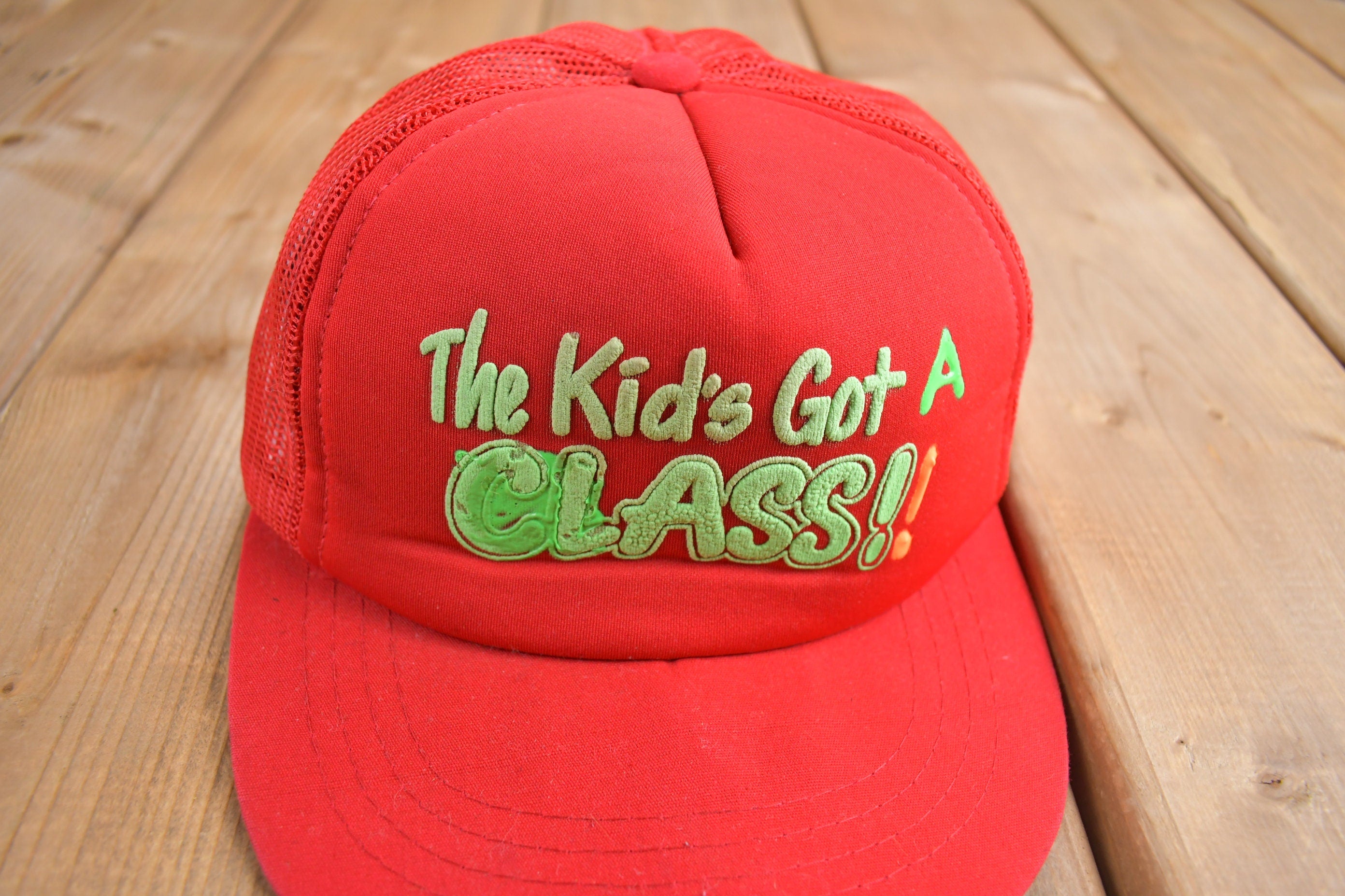 Vintage 1990s The Kids Got A Class! Trucker Hat