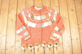 Vintage 1990s CX Clothing Exchange Chunky Abstract Abstract Knit Cardigan Sweater Women's L