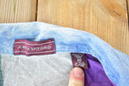 Vintage 1990s John Ashford Quarter Button Striped Souvenir Sweatshirt Made In USA