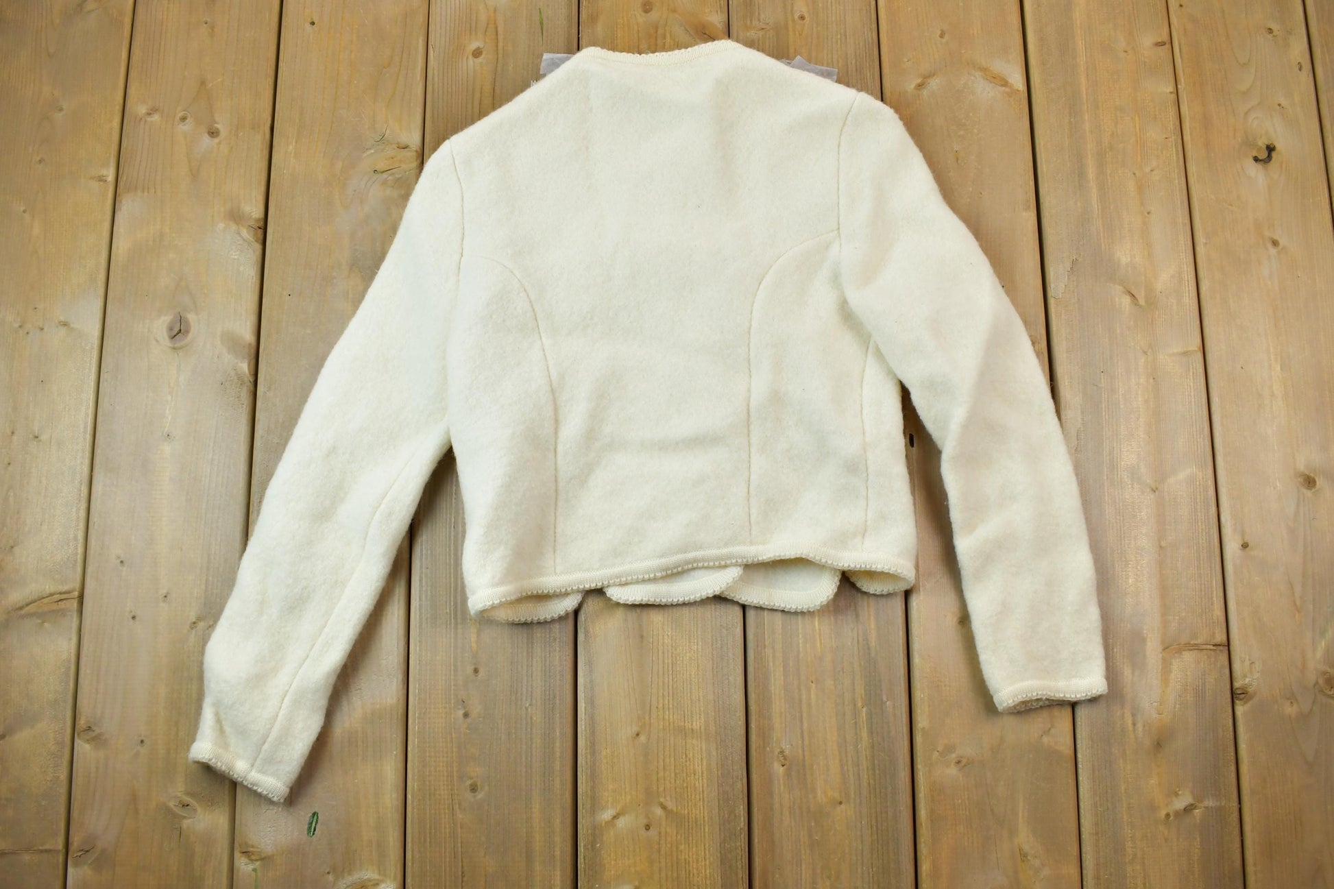 Vintage 1990s Carroll Reid Ski Shops 100% Wool Knit Sweater