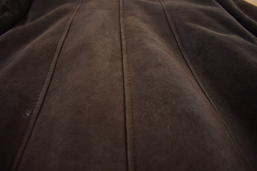 Vintage 1970s Embroidered Fur Coat