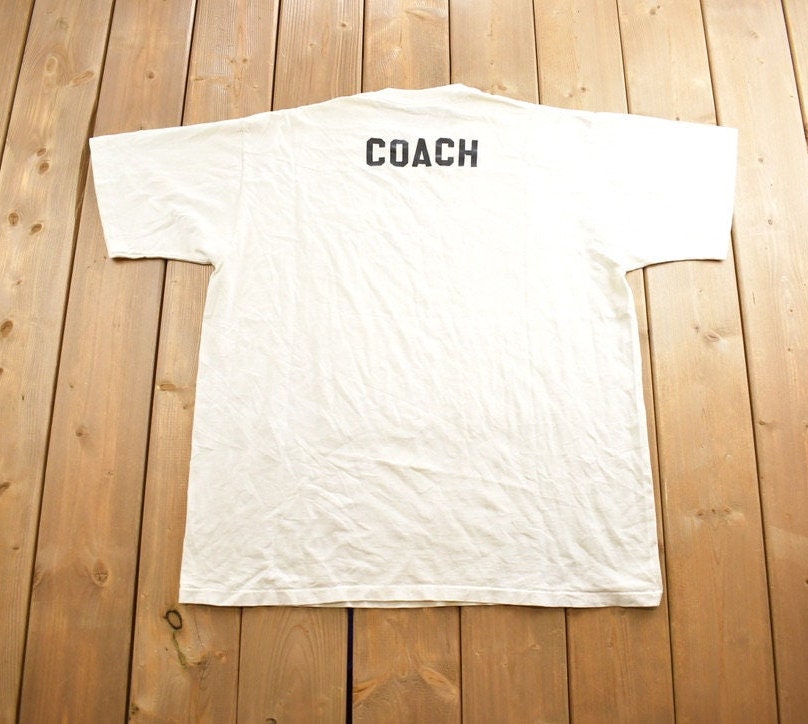 Vintage 1990s Zionsville Soccer Single Stitch Graphic T Shirt Made In USA