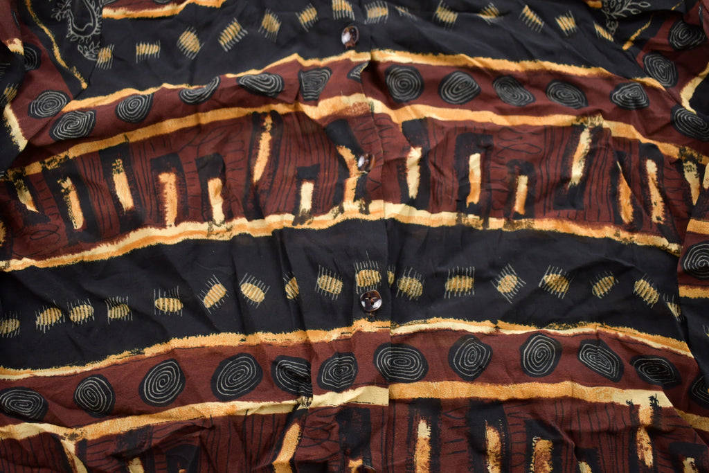 Vintage 1990s Maggie McNaughton All Over Print Shirt
