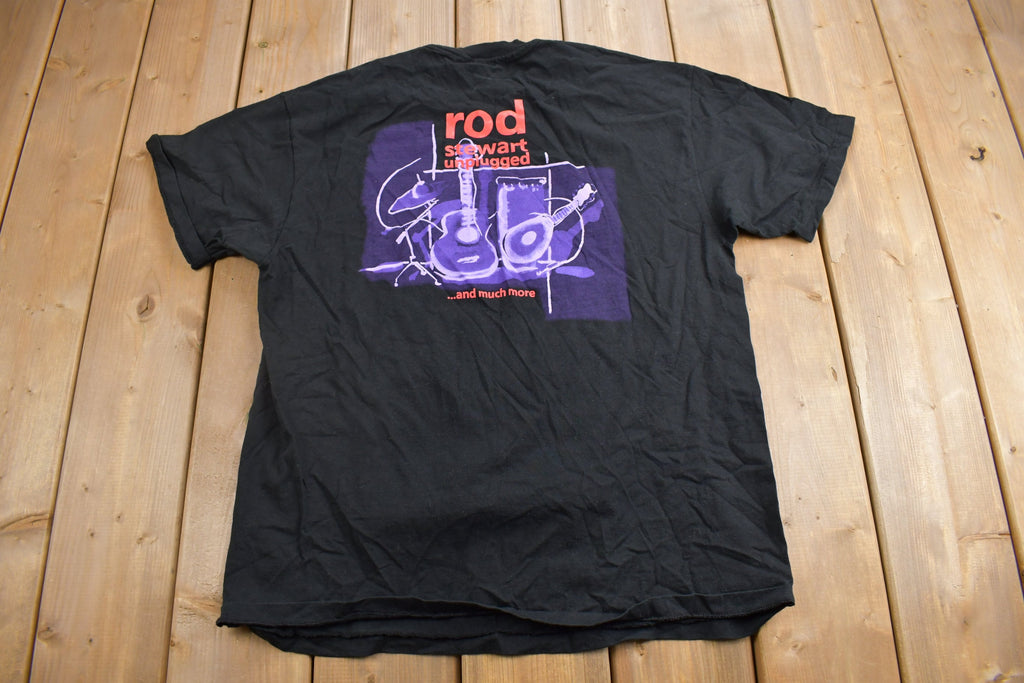 Vintage 1993 Rod Stewart Unplugged Band Tee