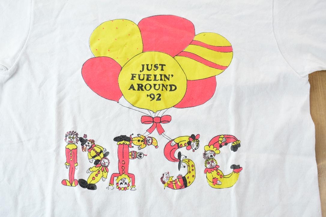 Vintage 1990s Fun Single Stitch Graphic T-Shirt Made In USA